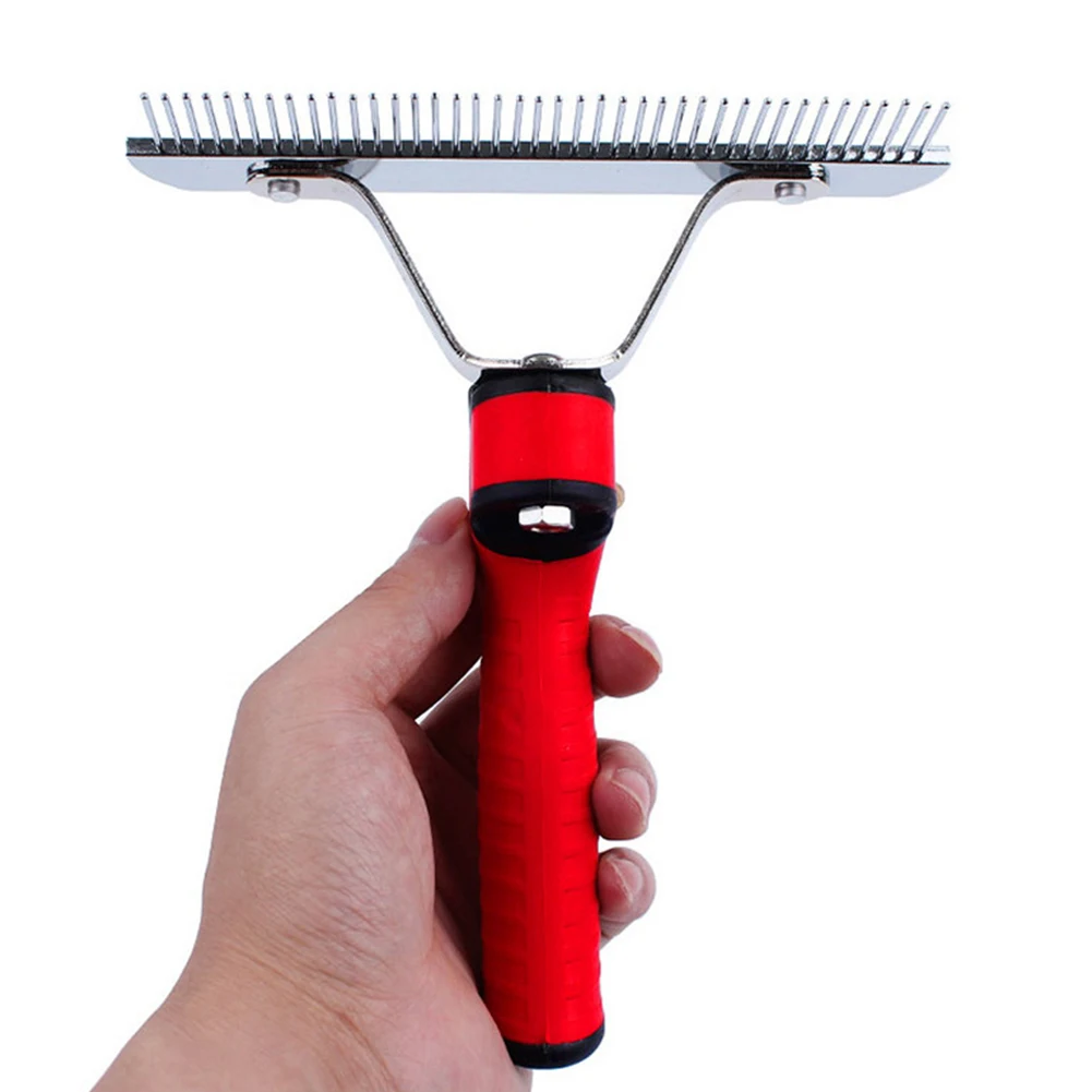 Long Tooth Undercoat Dog Rake Anti-Slip Rubber Handle Pet Grooming Rake Slicker Tool Heavy and Duty Steel Comb for Long Hair Pet
Long Tooth Undercoat Dog Rake Anti-Slip Rubber Handle Pet Grooming Rake Slicker Tool Heavy and Duty Steel Comb for Long Hair Pet