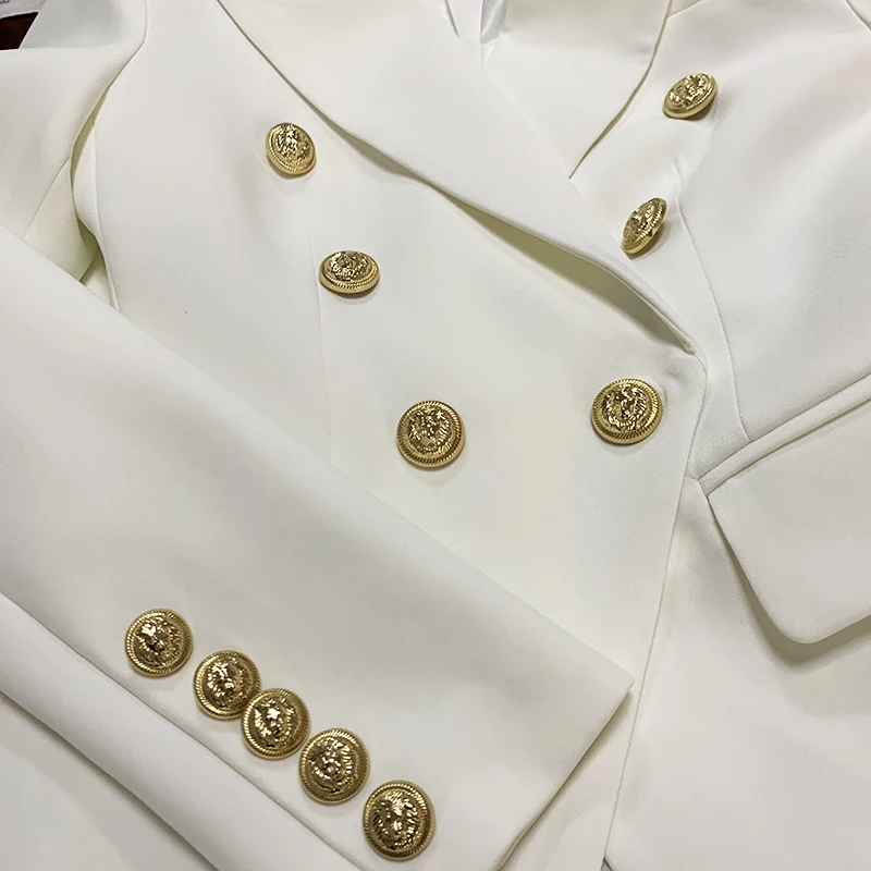 TOP QUALITY New Fashion 2021 Designer Blazer Jacket Women's Classic Double Breasted Metal Lion Buttons Blazer Outer size S-4XL
TOP QUALITY New Fashion 2021 Designer Blazer Jacket Women's Classic Double Breasted Metal Lion Buttons Blazer Outer size S-4XL