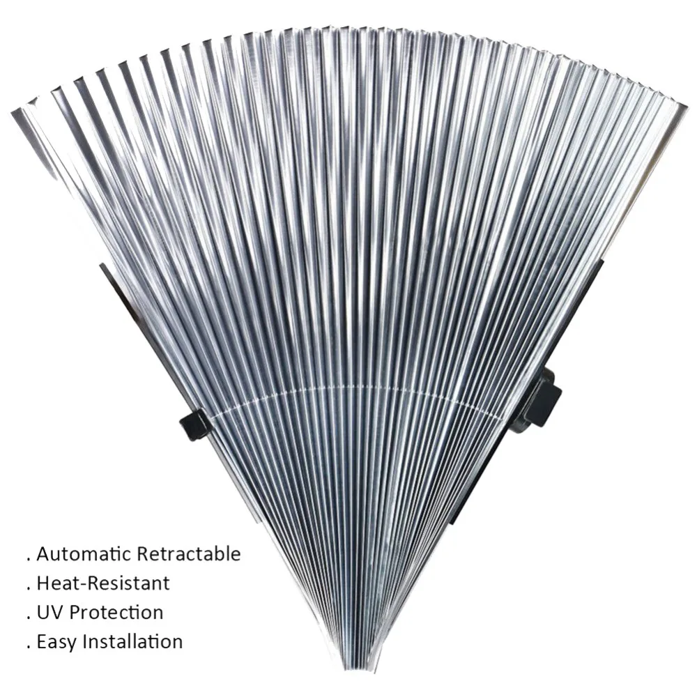 46x160cm Retractable Car Windshield Visor Shutter Type Window Sun Shade Blinds Windscreen Sun Shades Anti UV Sunshades #280964
46x160cm Retractable Car Windshield Visor Shutter Type Window Sun Shade Blinds Windscreen Sun Shades Anti UV Sunshades #280964