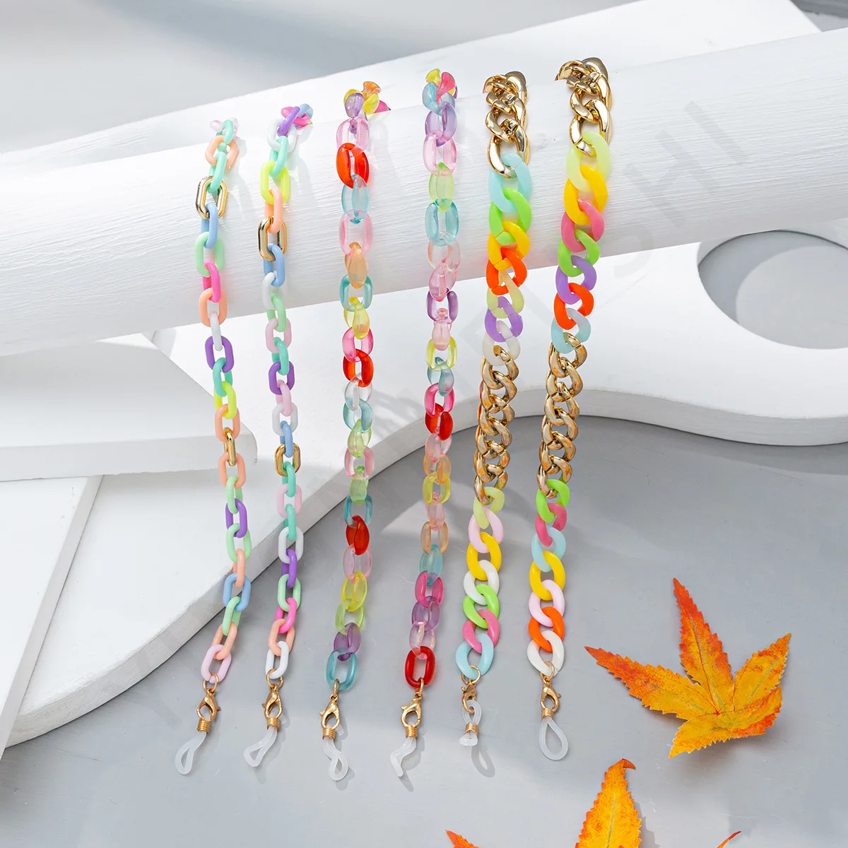 Ins Korean Creative Transparent Color Fish Bone Stitching Mask Glasses Lanyard Chain Women's Ornaments Jewelry Accessories Gifts
Ins Korean Creative Transparent Color Fish Bone Stitching Mask Glasses Lanyard Chain Women's Ornaments Jewelry Accessories Gifts