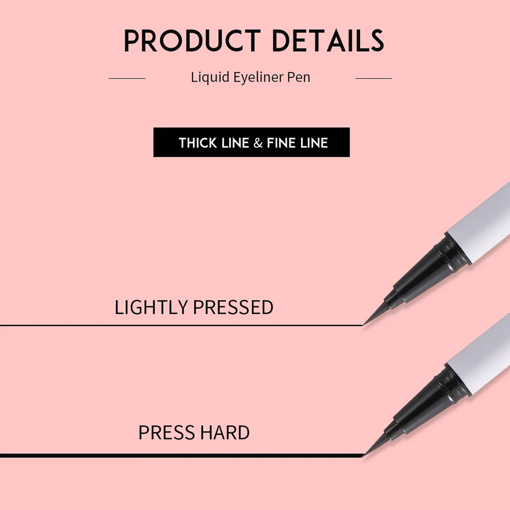 Makeup Cosmetics Women Eyeliner Liquid Pen Waterproof Long Lasting Quick Drying Smooth Matte Eyeliner Stamp Eye Pencil Eyeliner
Makeup Cosmetics Women Eyeliner Liquid Pen Waterproof Long Lasting Quick Drying Smooth Matte Eyeliner Stamp Eye Pencil Eyeliner