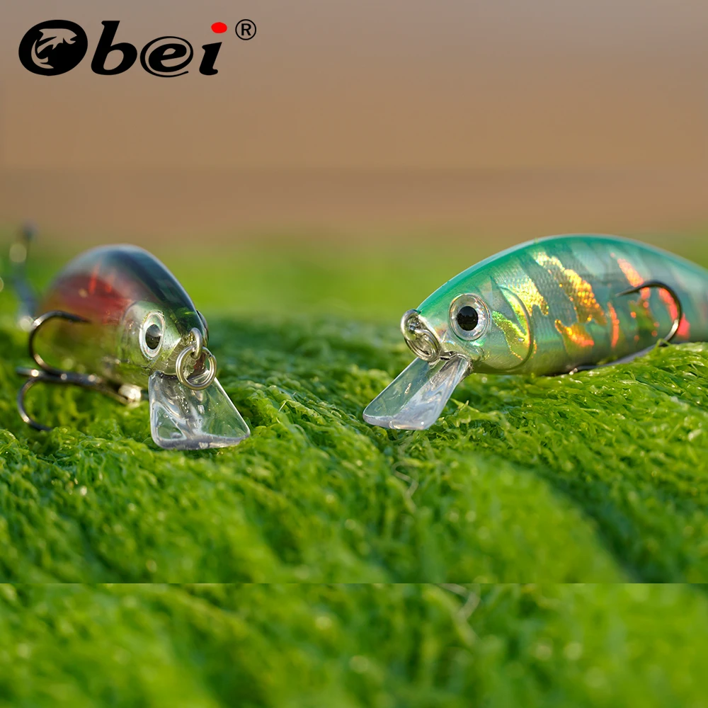 Obei Minnow Fishing Lure Laser Hard Artificial Bait 3D Eyes 67mm 9.2g Fishing Wobblers Diving 0.25m-6.2m Crankbait Minnows
Obei Minnow Fishing Lure Laser Hard Artificial Bait 3D Eyes 67mm 9.2g Fishing Wobblers Diving 0.25m-6.2m Crankbait Minnows