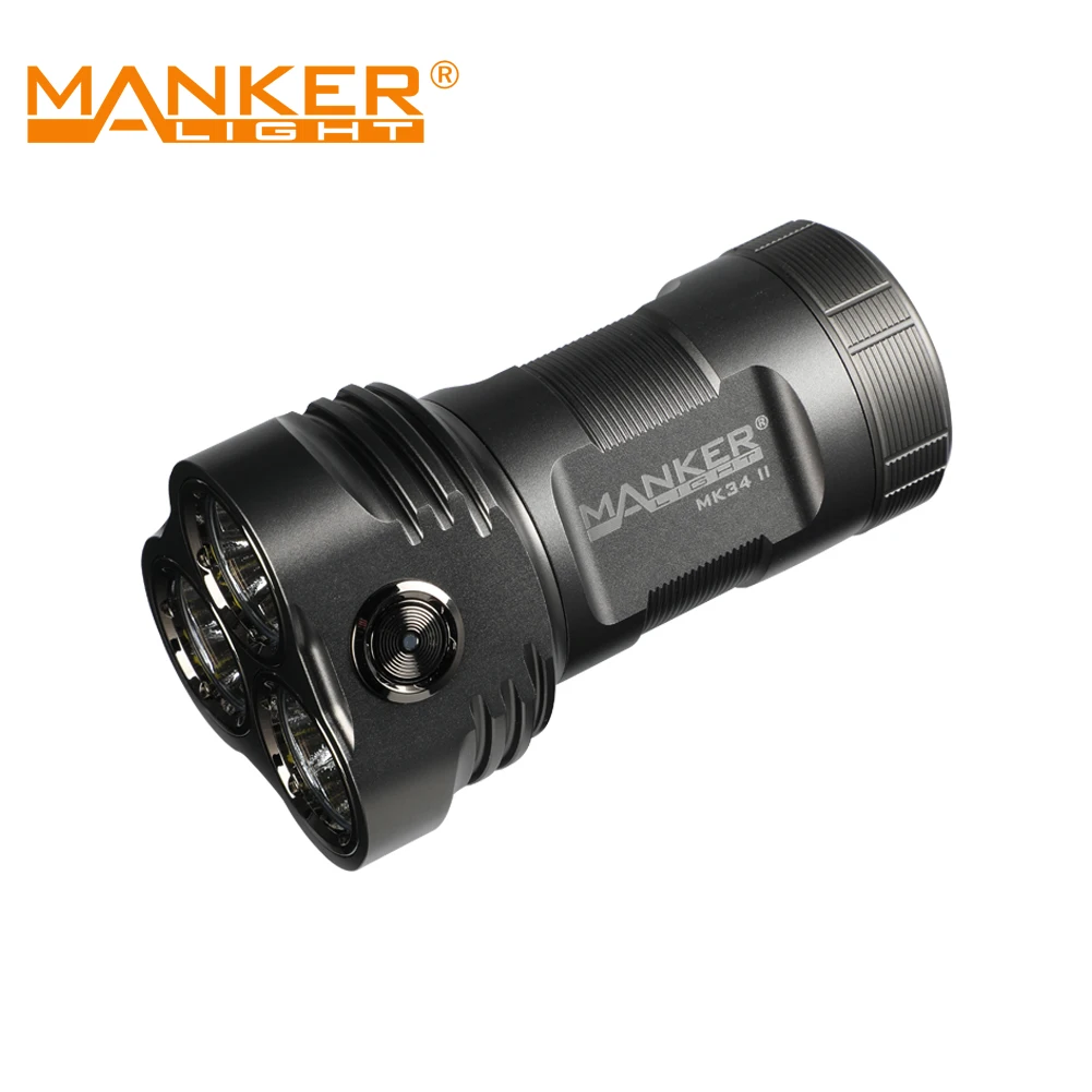 Manker MK34 II 26000lm/20000lm/17600lm высокой мощности прожектор мощный прожектор карманный прожектор фонарик 
Manker MK34 II 26000lm/20000lm/17600lm высокой мощности прожектор мощный прожектор карманный прожектор фонарик