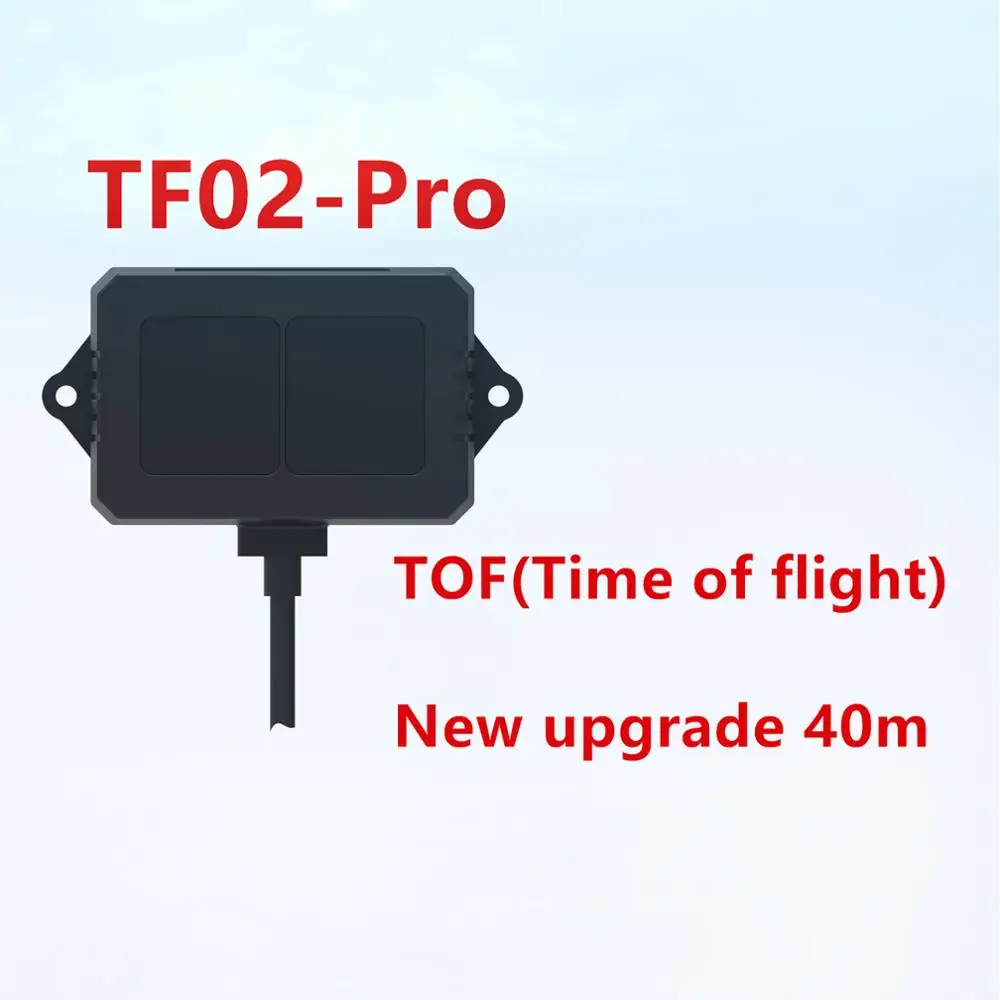 TF02-Pro TOF 40 метров одноточечный дальномер lidar для интеллектуального обнаружения уровня транспортного материала и БПЛА
TF02-Pro TOF 40 метров одноточечный дальномер lidar для интеллектуального обнаружения уровня транспортного материала и БПЛА