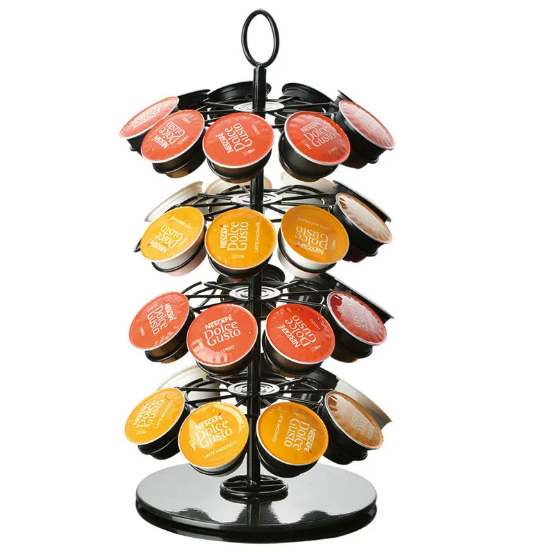 Coffee Pod Holder Rotating Dispenser Coffee Capsules Tower Stand For 36pcs K-CUP/Dolce Gusto Coffee Capsules
Coffee Pod Holder Rotating Dispenser Coffee Capsules Tower Stand For 36pcs K-CUP/Dolce Gusto Coffee Capsules