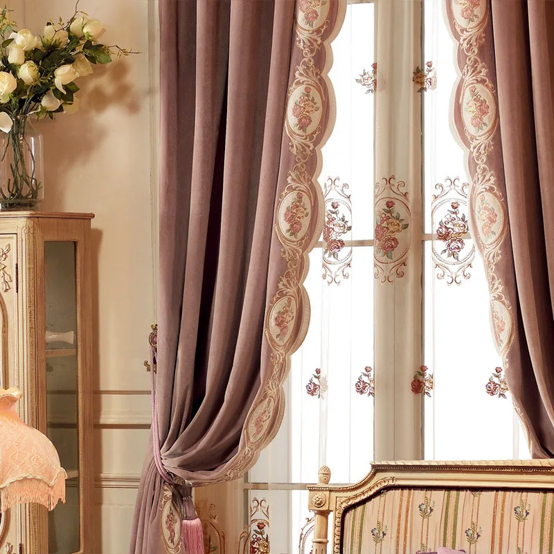AS European Flannel Embroidery High-end Luxury Atmosphere Light Luxury Home Decoration Curtains for Living Dining Room Bedroom
AS European Flannel Embroidery High-end Luxury Atmosphere Light Luxury Home Decoration Curtains for Living Dining Room Bedroom