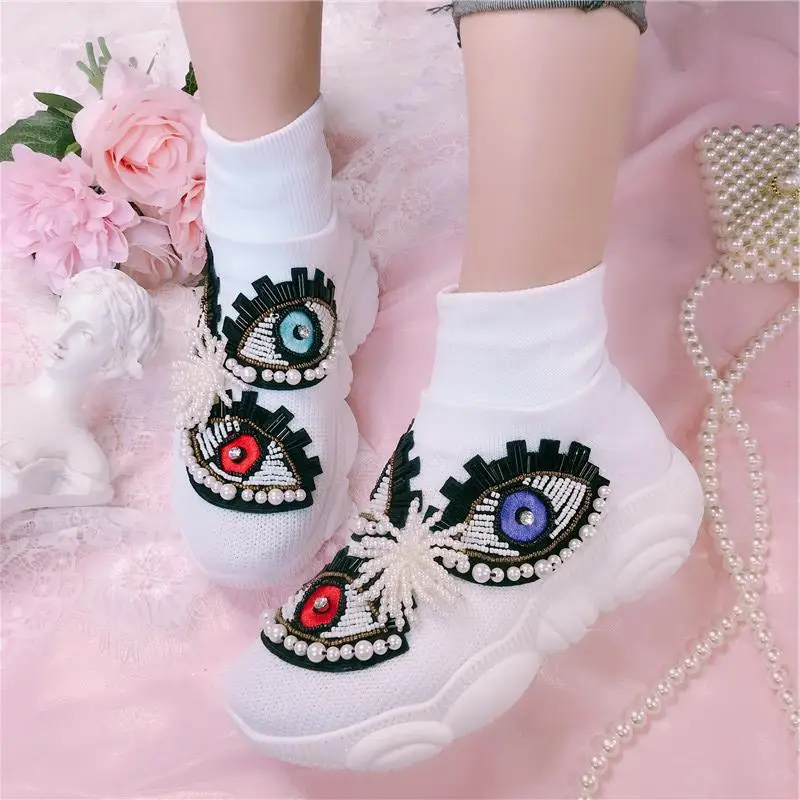 Женские ботинки-носки JELLYFOND, ботильоны, женская обувь, женские роскошные блестящие ботинки с кристаллами, женские ботинки, весенние женские ... 
Женские ботинки-носки JELLYFOND, ботильоны, женская обувь, женские роскошные блестящие ботинки с кристаллами, женские ботинки, весенние женские ...