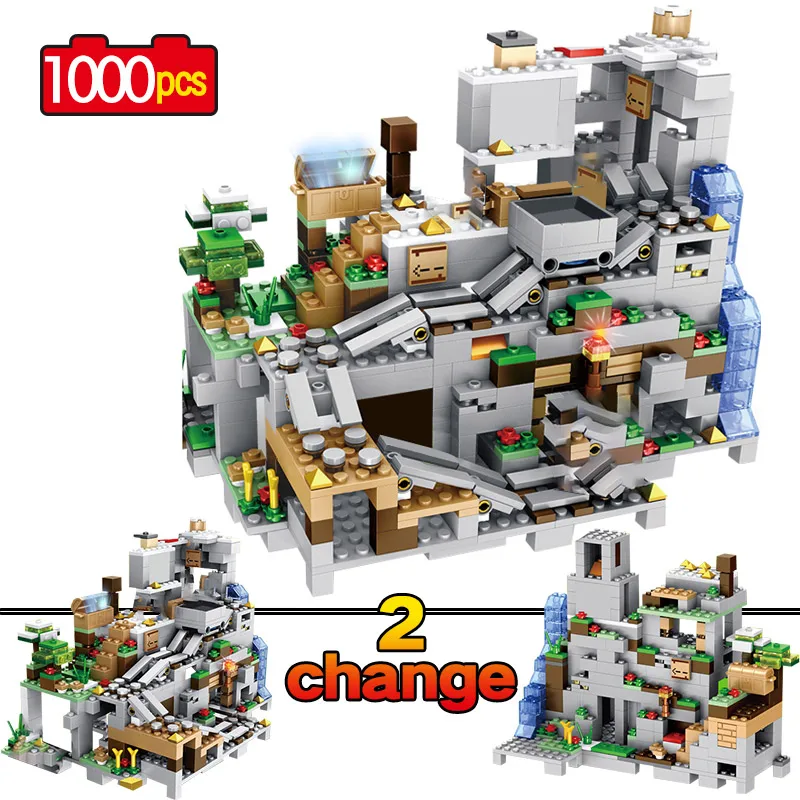 1000pcs Building Blocks The Mountain Cave With Elevator waterfall figures Bricks Education Toys For Children kids gifts
1000pcs Building Blocks The Mountain Cave With Elevator waterfall figures Bricks Education Toys For Children kids gifts
