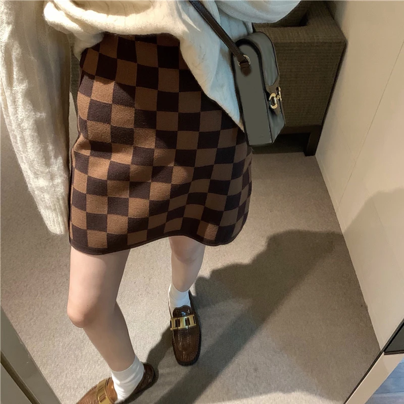 Y2KJapan Style Checkerboard Skirt Female High Waist Tight-fitting Slim Skirt Autumn Skirt
Y2KJapan Style Checkerboard Skirt Female High Waist Tight-fitting Slim Skirt Autumn Skirt