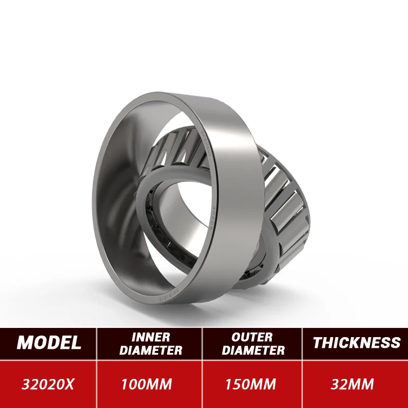 Tapered Roller Motorcycle Bearings High-Carbon Steel Rolamento Dimension 100x150x32mm 1.9kg Steering Head Bearing 32020X
Tapered Roller Motorcycle Bearings High-Carbon Steel Rolamento Dimension 100x150x32mm 1.9kg Steering Head Bearing 32020X