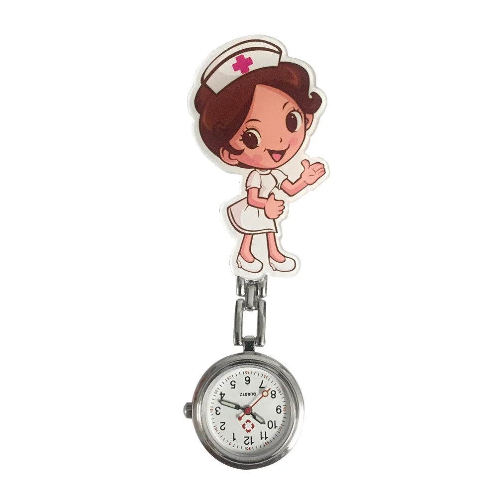 Women With Link Lapel Hanging Round Dial Quartz Portable Durable Cute Cartoon Pin Buckle Fashion Nurse Watches Medical Clip Gift
Women With Link Lapel Hanging Round Dial Quartz Portable Durable Cute Cartoon Pin Buckle Fashion Nurse Watches Medical Clip Gift