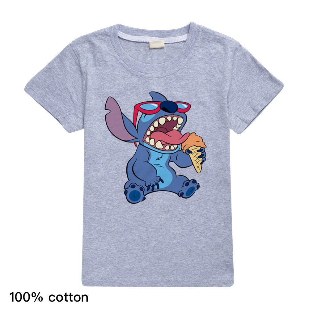 Stitch cartoon printed short-sleeved T-shirt shirt boy girl cartoon clothing Youth Sports T-shirt short-sleeved shirt
Stitch cartoon printed short-sleeved T-shirt shirt boy girl cartoon clothing Youth Sports T-shirt short-sleeved shirt