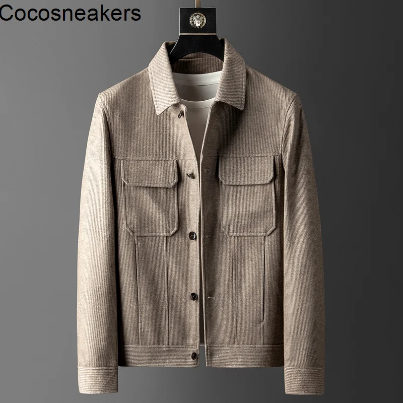 New High end comfortable slim vertical corduroy handsome Lapel men's casual jacket autumn winter slim jacket men's jacket
New High end comfortable slim vertical corduroy handsome Lapel men's casual jacket autumn winter slim jacket men's jacket