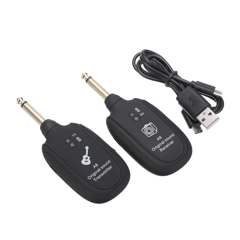 1 Set Wireless Guitar System Electric Digital Guitar Transmitter Receiver with USB Charging Cable for Guitar Bass Accessories
1 Set Wireless Guitar System Electric Digital Guitar Transmitter Receiver with USB Charging Cable for Guitar Bass Accessories