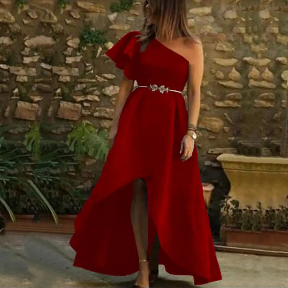 HOT SALES!!! Women Short Sleeve Slant Collar Off Shoulder Large Irregular Hem Maxi Dress
HOT SALES!!! Women Short Sleeve Slant Collar Off Shoulder Large Irregular Hem Maxi Dress