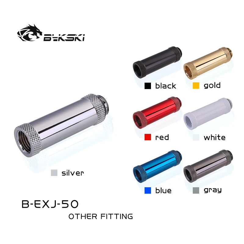 Bykski B-EXJ-50, 50mm Male To Female Extender Fittings, Boutique Diamond Pattern, Multiple Color G1/4 Male To Female Fittings
Bykski B-EXJ-50, 50mm Male To Female Extender Fittings, Boutique Diamond Pattern, Multiple Color G1/4 Male To Female Fittings