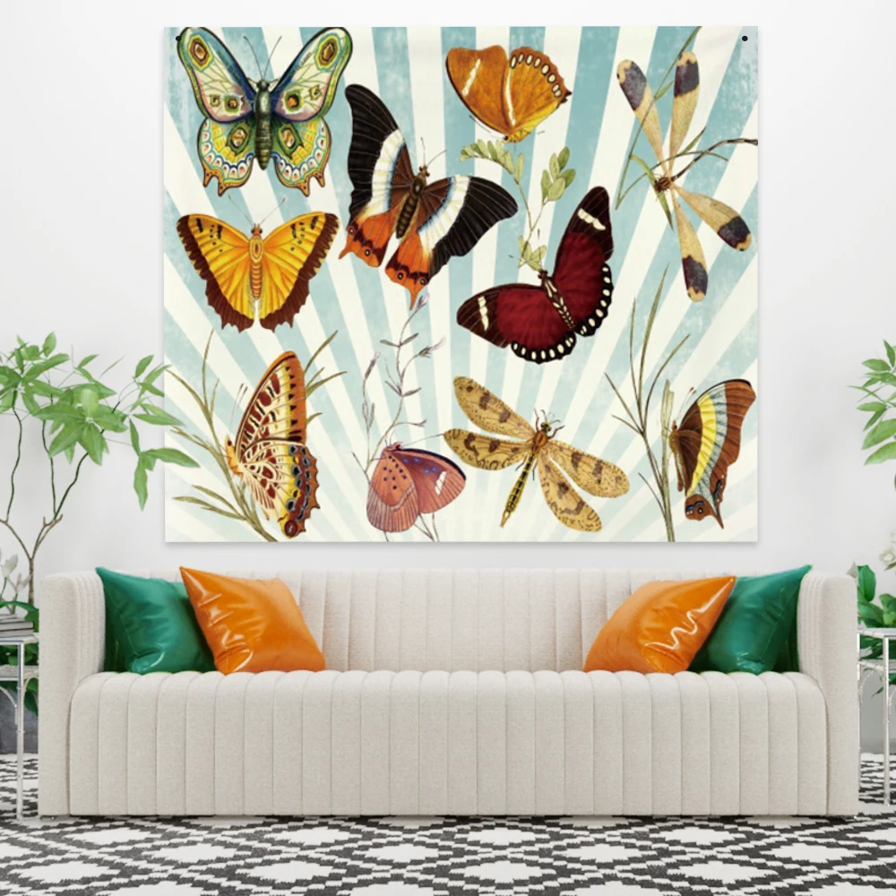 Cassisy Fashion Tapestry Butterfly Flowers Insects Wall Hangings Room Festival Carpet College Dorm Beach Towel Decor Polyester 
Cassisy Fashion Tapestry Butterfly Flowers Insects Wall Hangings Room Festival Carpet College Dorm Beach Towel Decor Polyester