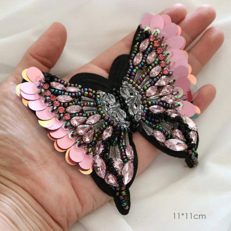 Pink butterfly beaded patches for clothing sequin animals Rhinestone appliques Sequins parche DIY sew on embroidery parches
Pink butterfly beaded patches for clothing sequin animals Rhinestone appliques Sequins parche DIY sew on embroidery parches