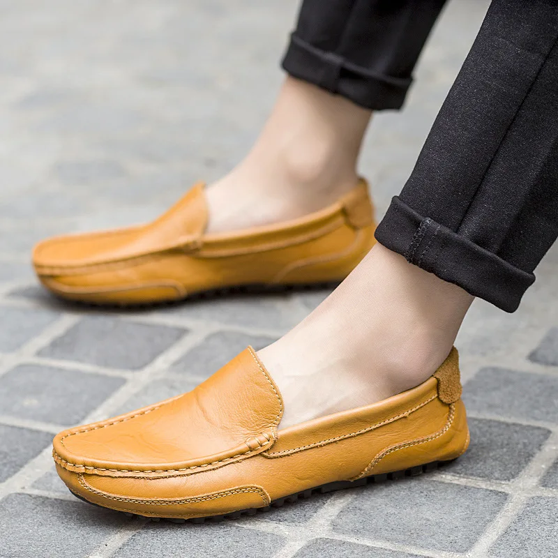 Мужская обувь, Новинка осени 2021, мужские повседневные туфли с круглым носком, модные Трендовые туфли в горошек, кожаные мужские туфли на низ... 
Мужская обувь, Новинка осени 2021, мужские повседневные туфли с круглым носком, модные Трендовые туфли в горошек, кожаные мужские туфли на низ...