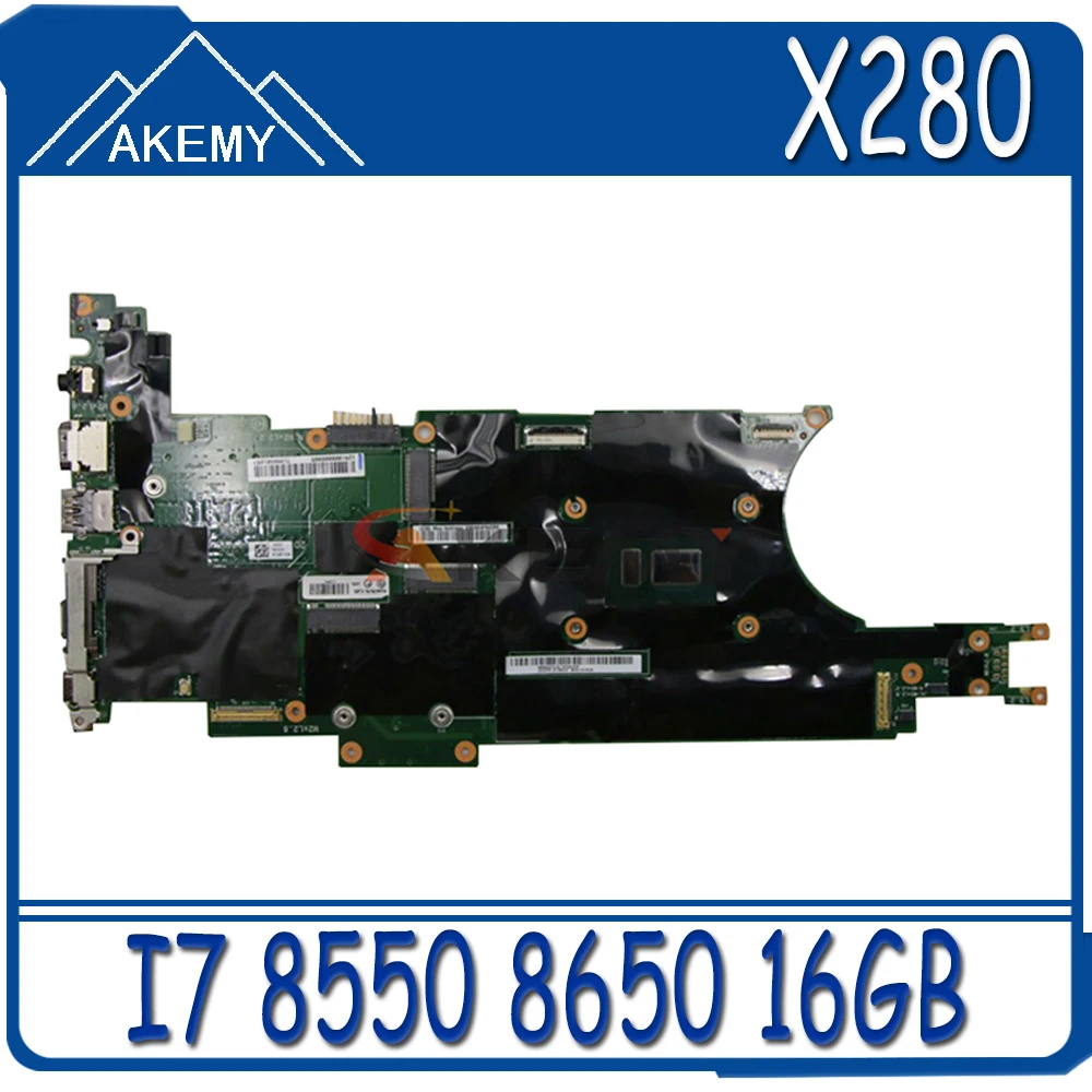 Материнская плата Akemy для ноутбука Lenovo Thinkpad X280, NM-B521 ЦП I7 8550 8650 ОЗУ 16 ГБ 100% тестовая работа FRU 01LX688 01LX676 01LX684
Материнская плата Akemy для ноутбука Lenovo Thinkpad X280, NM-B521 ЦП I7 8550 8650 ОЗУ 16 ГБ 100% тестовая работа FRU 01LX688 01LX676 01LX684