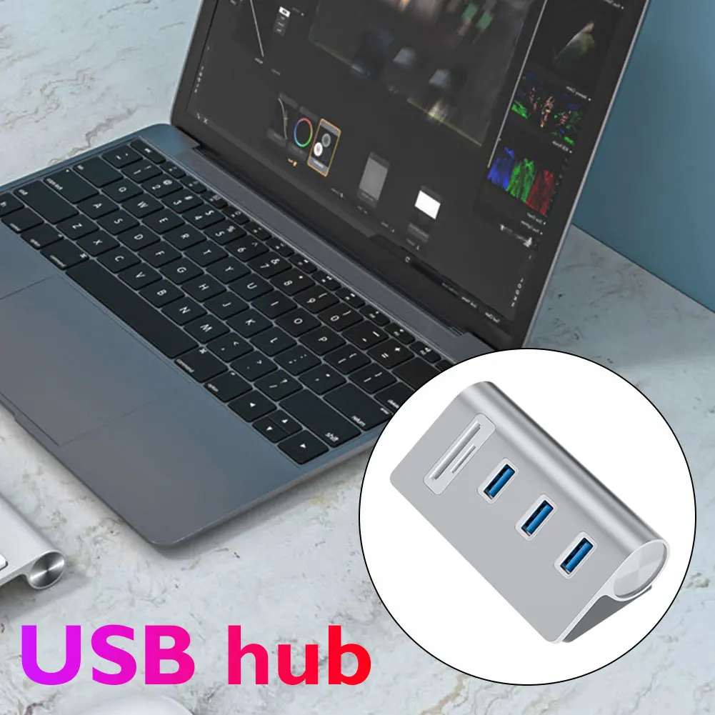 USB Hub 3.0 Multi Ports Splitter TF Card Aluminum Alloy Reader USB Expander Plug Play for PC Computer Accessories
USB Hub 3.0 Multi Ports Splitter TF Card Aluminum Alloy Reader USB Expander Plug Play for PC Computer Accessories