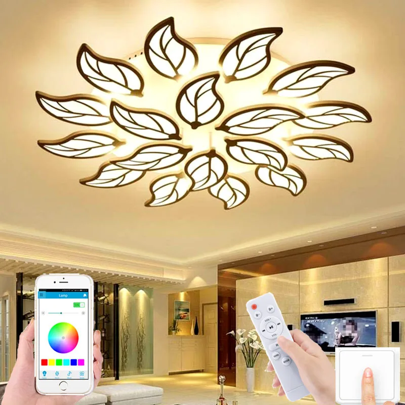 LED ceiling lamp APP control modern acrylic lamp simple creative lighting living room dining room bedroom lamp wholesale
LED ceiling lamp APP control modern acrylic lamp simple creative lighting living room dining room bedroom lamp wholesale