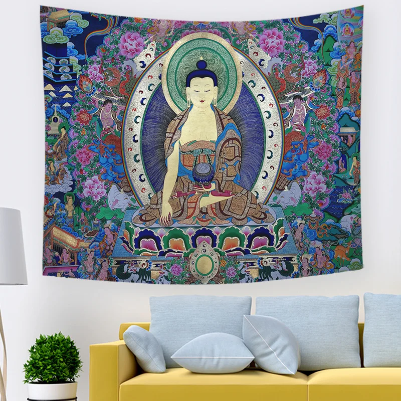 Idol tapestry Buddha Guanyin idol background cloth large size tapestry home decoration fabric
Idol tapestry Buddha Guanyin idol background cloth large size tapestry home decoration fabric