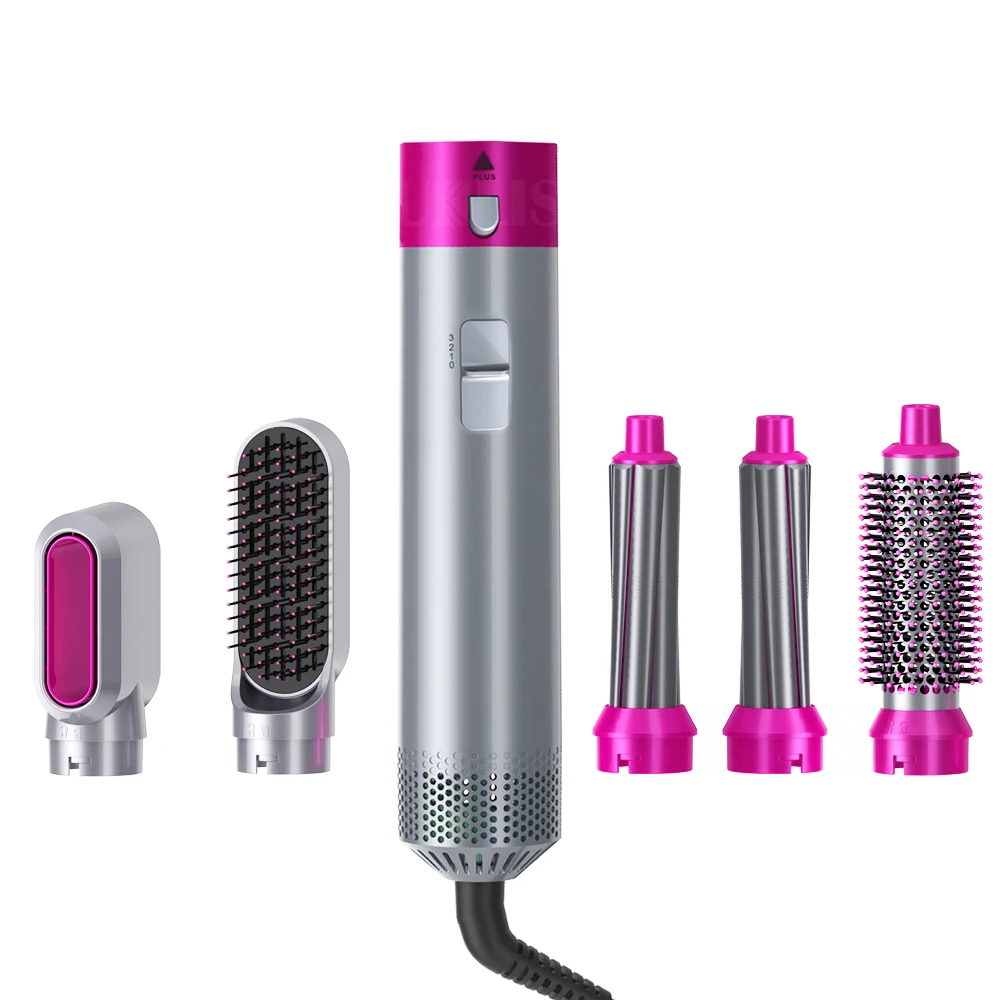 Hair Blower Brush Professional Hair Dryer Blow Dryer Comb 5 In 1 Hair Styler Curler Hot Air Styling Brush Hairbrush Curling Iron
Hair Blower Brush Professional Hair Dryer Blow Dryer Comb 5 In 1 Hair Styler Curler Hot Air Styling Brush Hairbrush Curling Iron