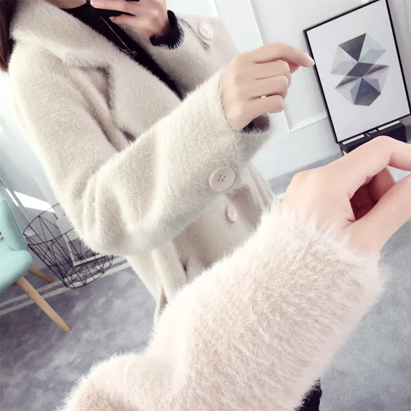 Cardigan 2020 Winter Sweater Women Thick Female Jackets Autumn Korean Knitted Clothes Cardigans Casaco Feminino LWL683 |