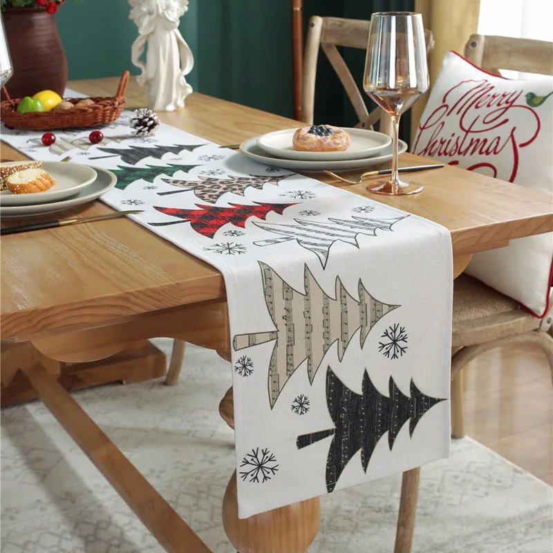 New Merry Christmas Table Runner Luxury Polyester Cotton Digital Printing Table Runner Christmas Decorations Home Party Weddings
New Merry Christmas Table Runner Luxury Polyester Cotton Digital Printing Table Runner Christmas Decorations Home Party Weddings