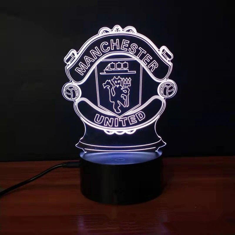 Football Team Logo Manchester United Rome 3D LED Lamp Home Room Decor Light Child Gift Mood Lamp Christmas Present Model Toy
Football Team Logo Manchester United Rome 3D LED Lamp Home Room Decor Light Child Gift Mood Lamp Christmas Present Model Toy