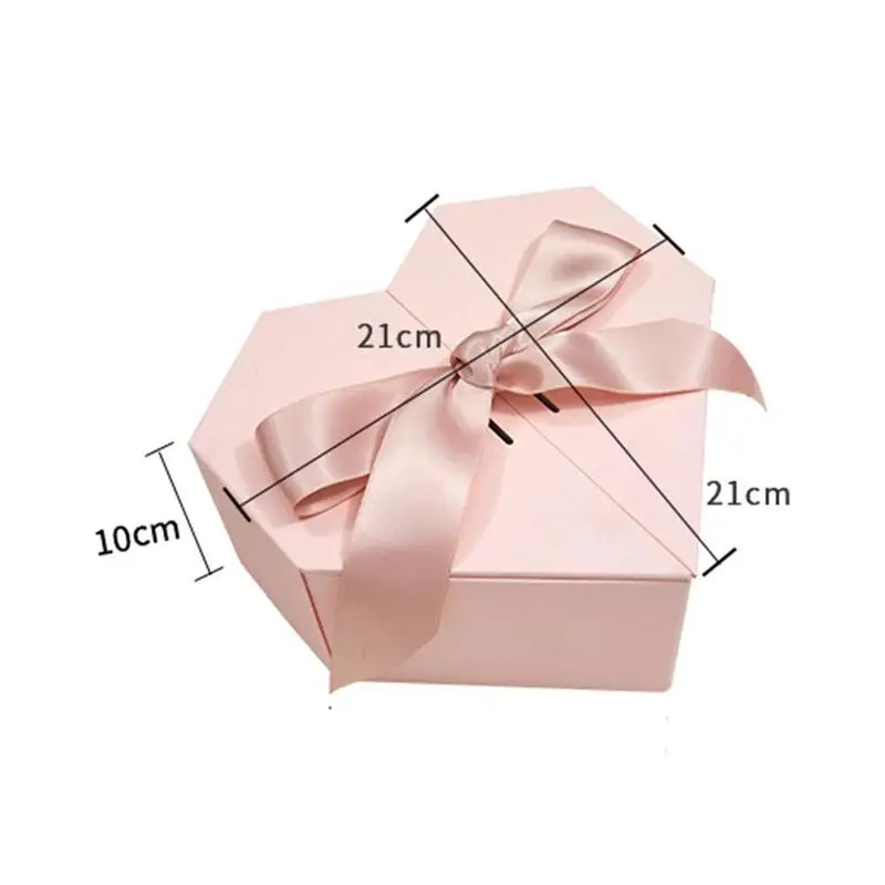 Creative Valentines Day Pink Gift Box Elegant Ornaments Wedding Bridesmaid Girl Heart Shaped Love Container
Creative Valentines Day Pink Gift Box Elegant Ornaments Wedding Bridesmaid Girl Heart Shaped Love Container