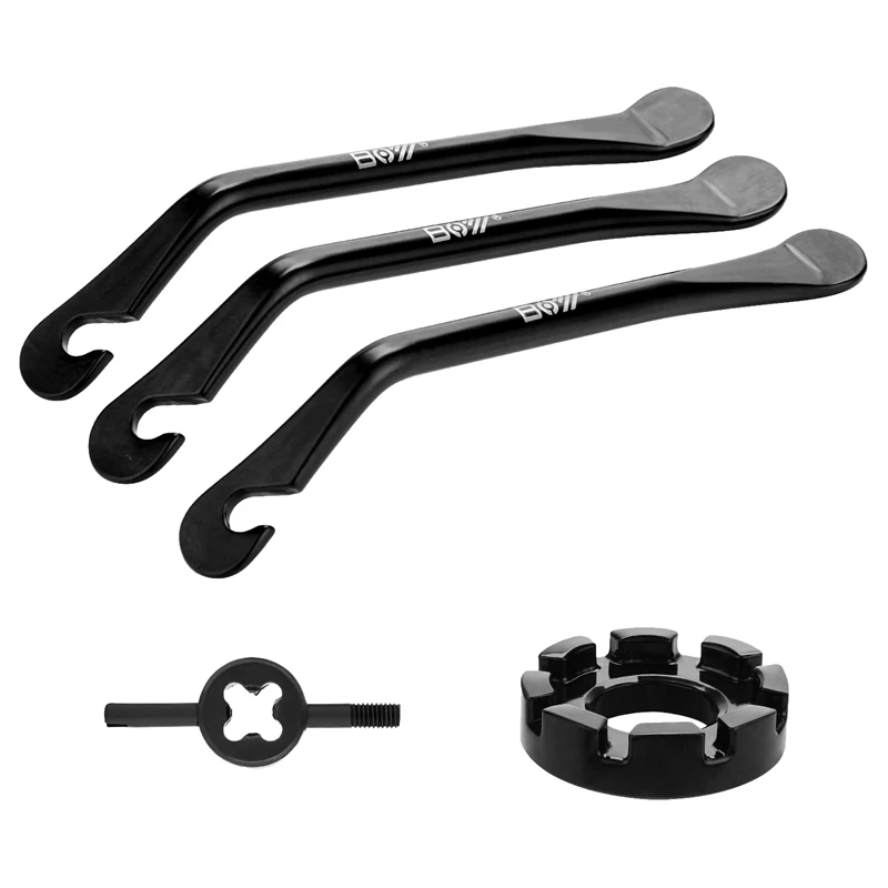 BOY 5 Pcs Bike Repair Tool Kit, Cycling Repair Tools Tire Levers Bicycle Wheel Spoke Wrench,Valve Core Remover
BOY 5 Pcs Bike Repair Tool Kit, Cycling Repair Tools Tire Levers Bicycle Wheel Spoke Wrench,Valve Core Remover