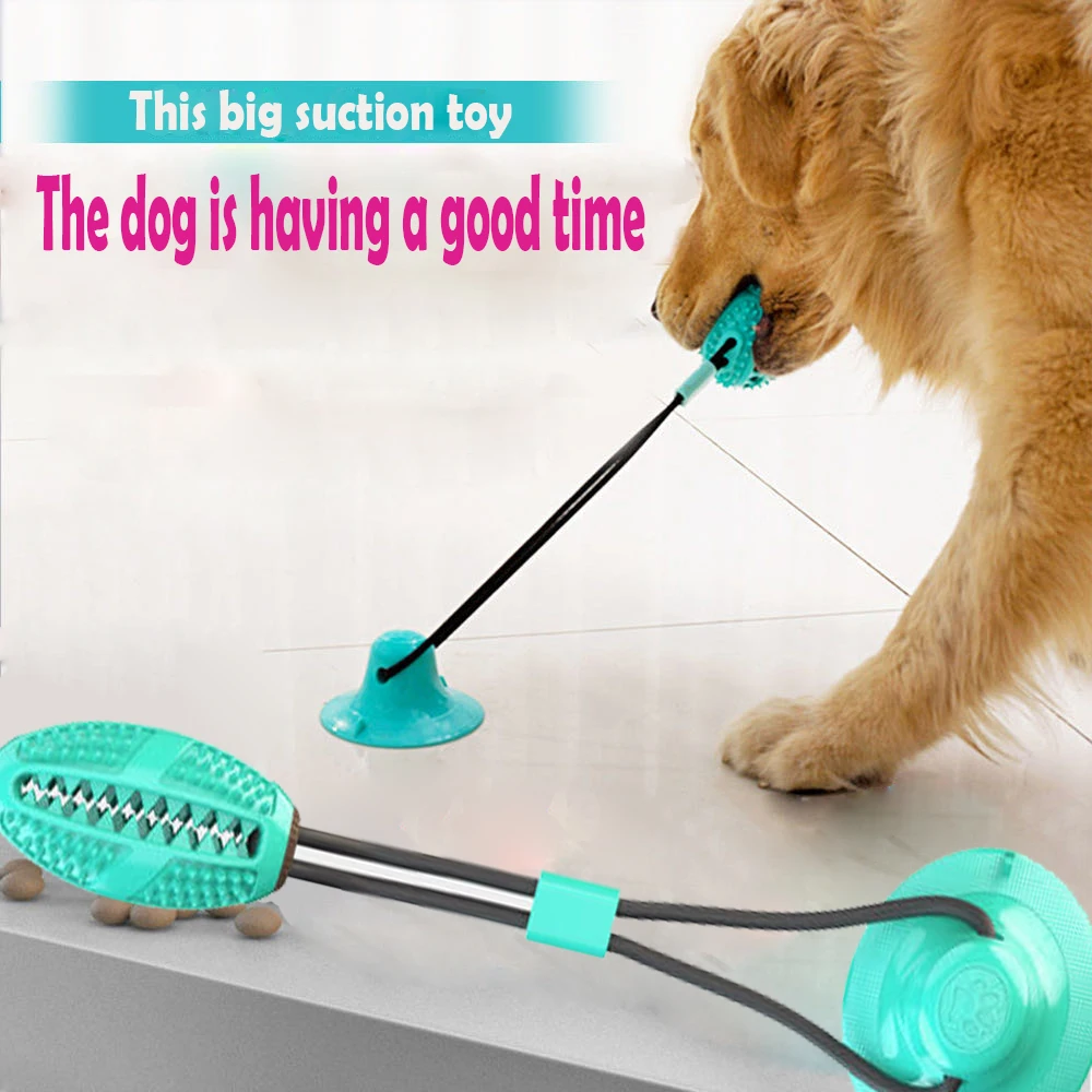 Interactive Fun Pet Leakage Food Toys Pet Molar Bite Toy Extra-Tough Suction Cup Pets Ball Toy Dog Toys Rubber Multifunction 
Interactive Fun Pet Leakage Food Toys Pet Molar Bite Toy Extra-Tough Suction Cup Pets Ball Toy Dog Toys Rubber Multifunction