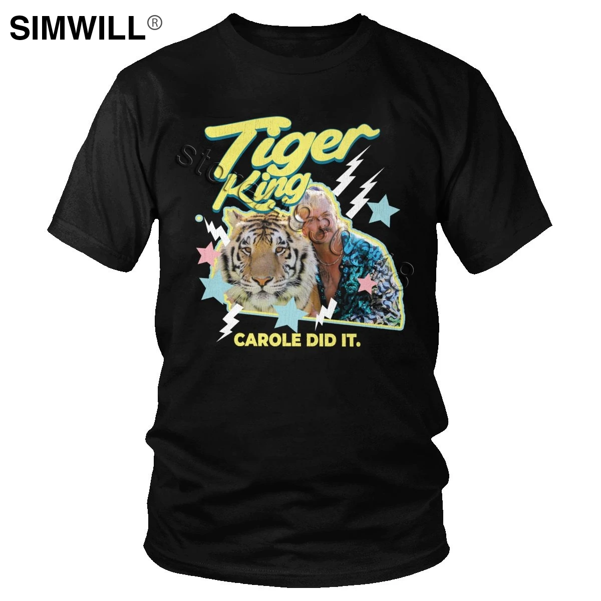 Funny Tiger King Vintage Retro Joe Exotic T-Shirt Short Sleeves Round Neck Animal Lovers Oversized Tee Big Cats Casual Tshirt 
Funny Tiger King Vintage Retro Joe Exotic T-Shirt Short Sleeves Round Neck Animal Lovers Oversized Tee Big Cats Casual Tshirt