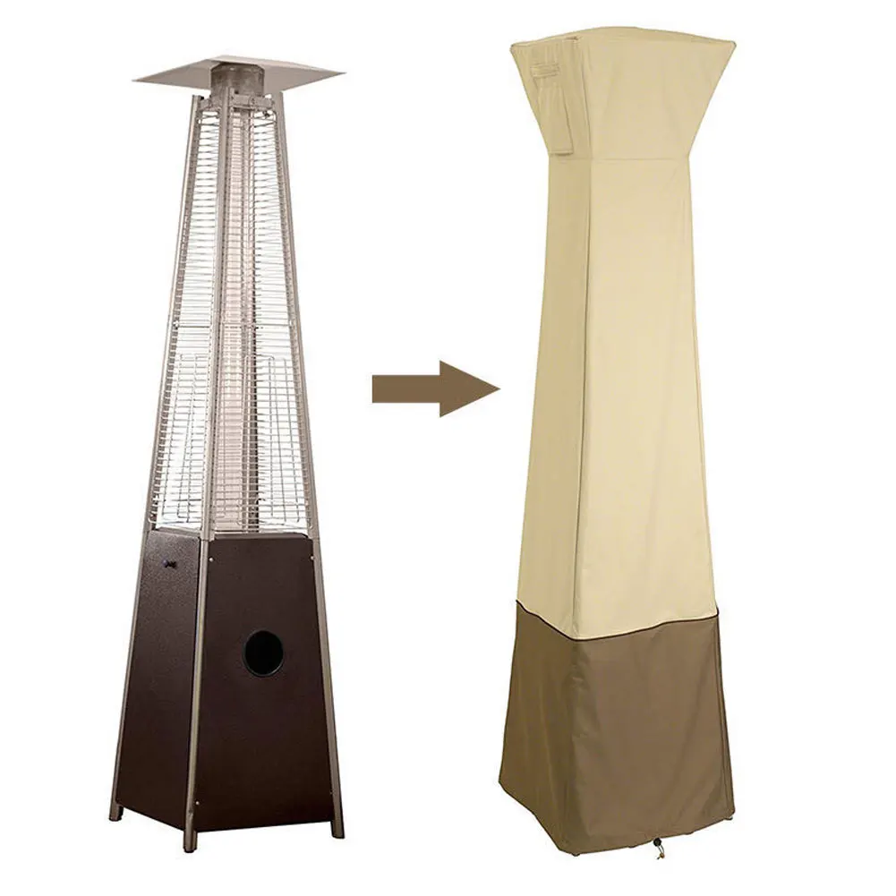 Patio Heater Cover Waterproof with Zipper Standup Outdoor Heater Covers Protects from Snow Rain Dust and Sun
Patio Heater Cover Waterproof with Zipper Standup Outdoor Heater Covers Protects from Snow Rain Dust and Sun