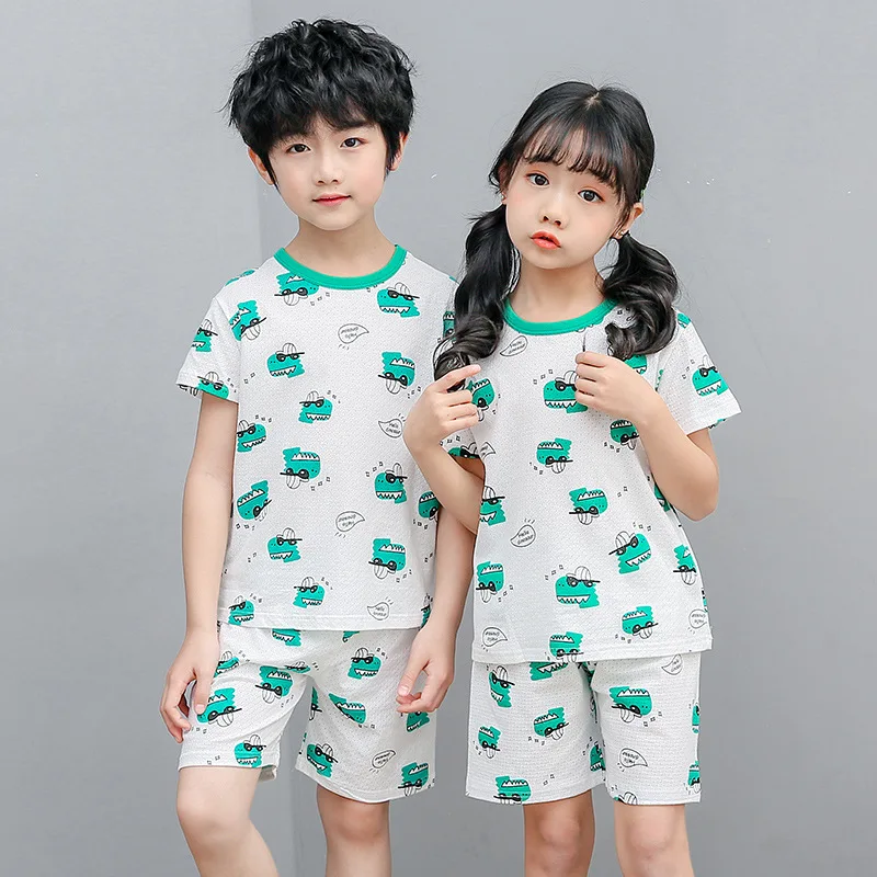 Little Girl Summer Clothes Cartoon Cute Pajamas Set Children Home Clothing For 2-14 Years Boys Outfits Kids Short Sleeve Shorts
Little Girl Summer Clothes Cartoon Cute Pajamas Set Children Home Clothing For 2-14 Years Boys Outfits Kids Short Sleeve Shorts