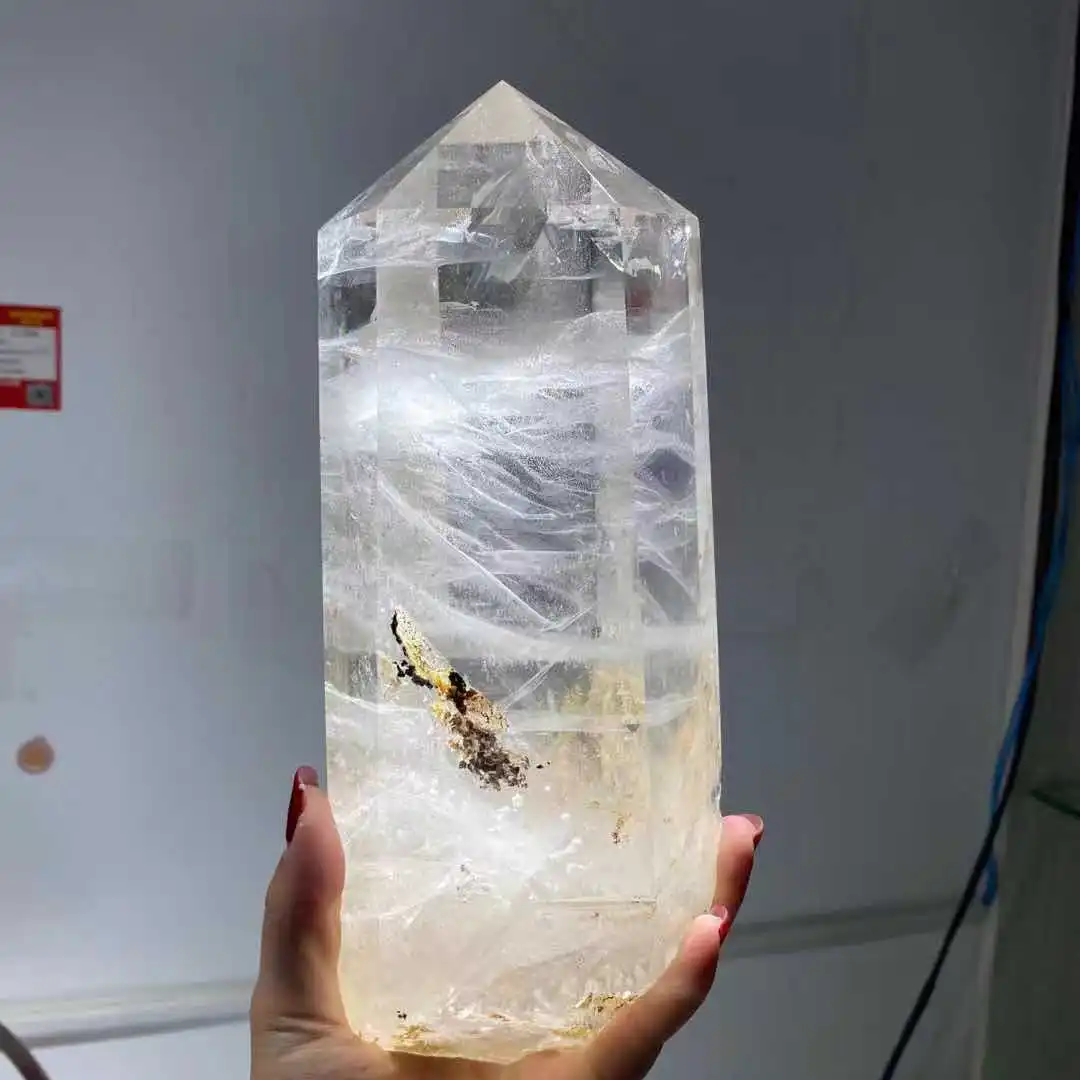 Large Clear Quartz Tower Rock Crystal Point Reiki Healing Meditation Mineral Home Decoration Gift Rainbow Chakra
Large Clear Quartz Tower Rock Crystal Point Reiki Healing Meditation Mineral Home Decoration Gift Rainbow Chakra