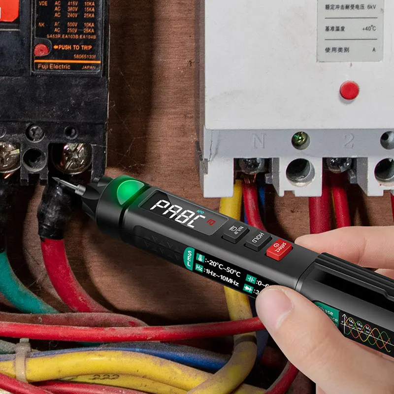 A3008 Digital Multimeter Auto Intelligent Sensor Pen Tester 6000 Counts NonContact Voltage Meter Multimeter polimetro
A3008 Digital Multimeter Auto Intelligent Sensor Pen Tester 6000 Counts NonContact Voltage Meter Multimeter polimetro