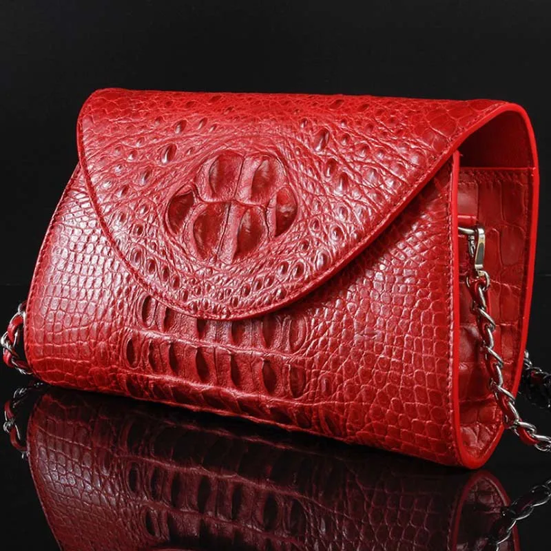 ourui new arrival crocodile leather women chain bag Female bag No stitching Single shoulder bag Ladies' leisure bag
ourui new arrival crocodile leather women chain bag Female bag No stitching Single shoulder bag Ladies' leisure bag