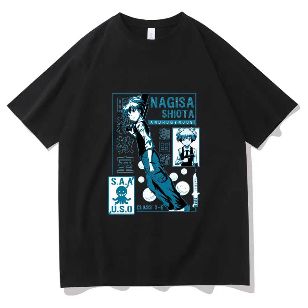 Japan Anime Assassination Classroom Shiota Nagisa Tshirt Fashion Men Women Oversized Loose T-shirt Summer Comfortable Cotton Tee
Japan Anime Assassination Classroom Shiota Nagisa Tshirt Fashion Men Women Oversized Loose T-shirt Summer Comfortable Cotton Tee