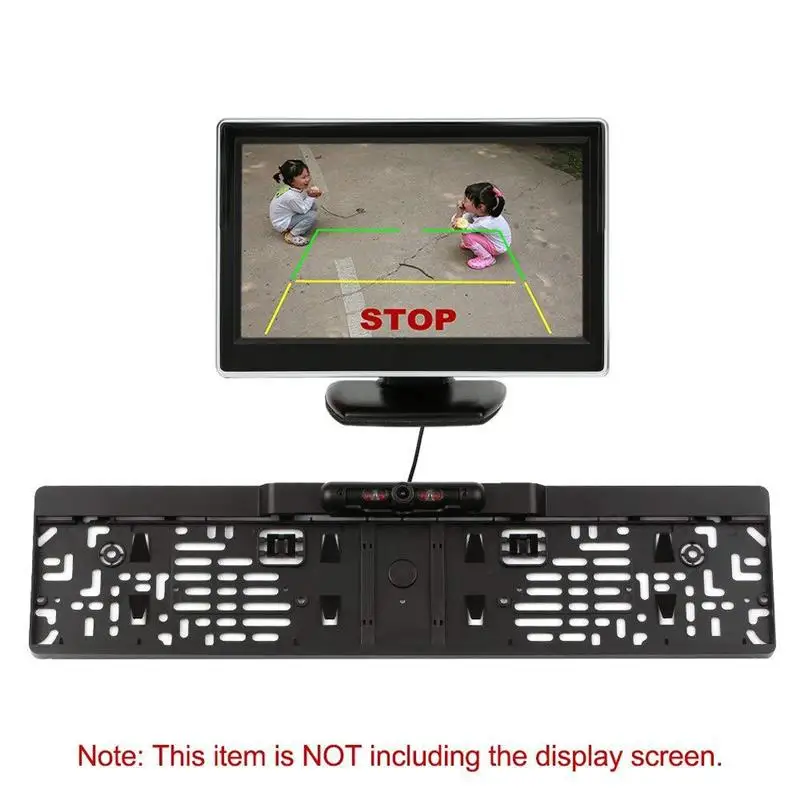 Auto Parktronic EU License Plate Frame Infrared Reversing Camera HD Waterproof Car Rear View Backup Night Vision With 4 IR Light
Auto Parktronic EU License Plate Frame Infrared Reversing Camera HD Waterproof Car Rear View Backup Night Vision With 4 IR Light