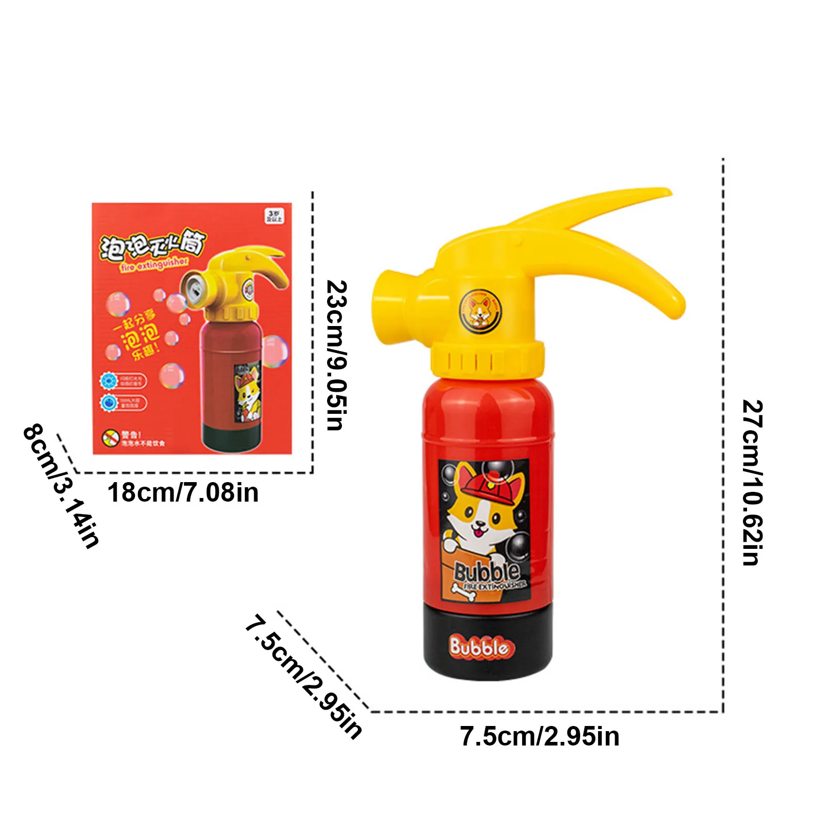 Automatic Bubble Machine Children Fire Extinguisher Shape Bubble Gun Toys Summer Soap Water Bubble Machine Electric Bubble Gun
Automatic Bubble Machine Children Fire Extinguisher Shape Bubble Gun Toys Summer Soap Water Bubble Machine Electric Bubble Gun