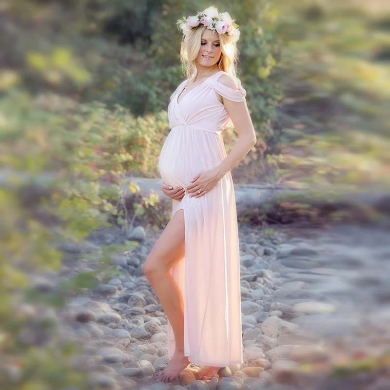 Europe America White Sexy Deep V-neck Short Sleeve Tight Tailed for Baby Shower Pregnancy Dress Maternity Gown Shooting
Europe America White Sexy Deep V-neck Short Sleeve Tight Tailed for Baby Shower Pregnancy Dress Maternity Gown Shooting