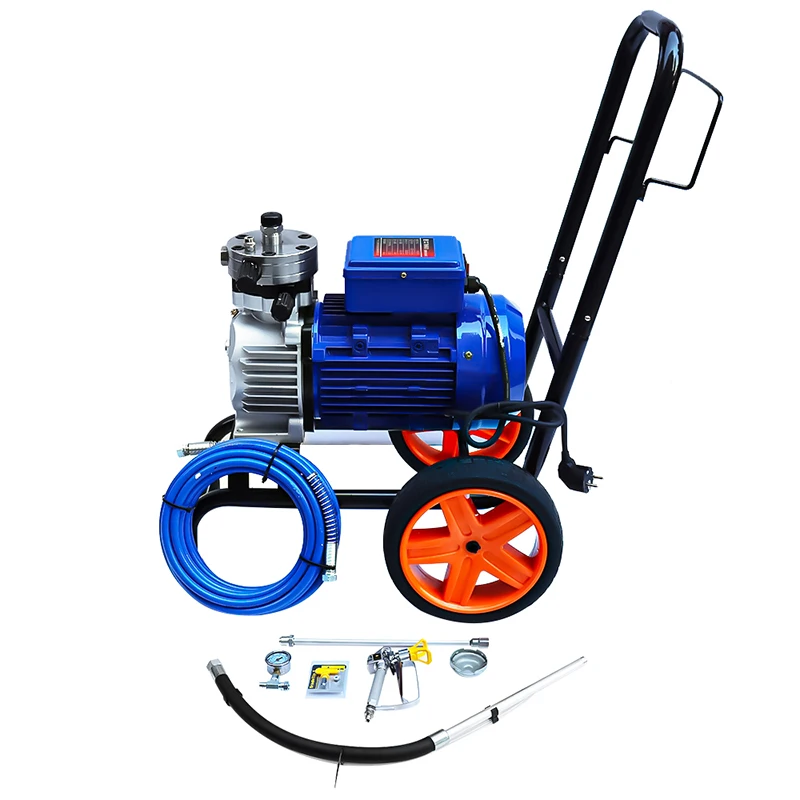 Stand Airless Paint Sprayer Professional Airless Spraying Machine 4000W Support 2 Guns
Stand Airless Paint Sprayer Professional Airless Spraying Machine 4000W Support 2 Guns