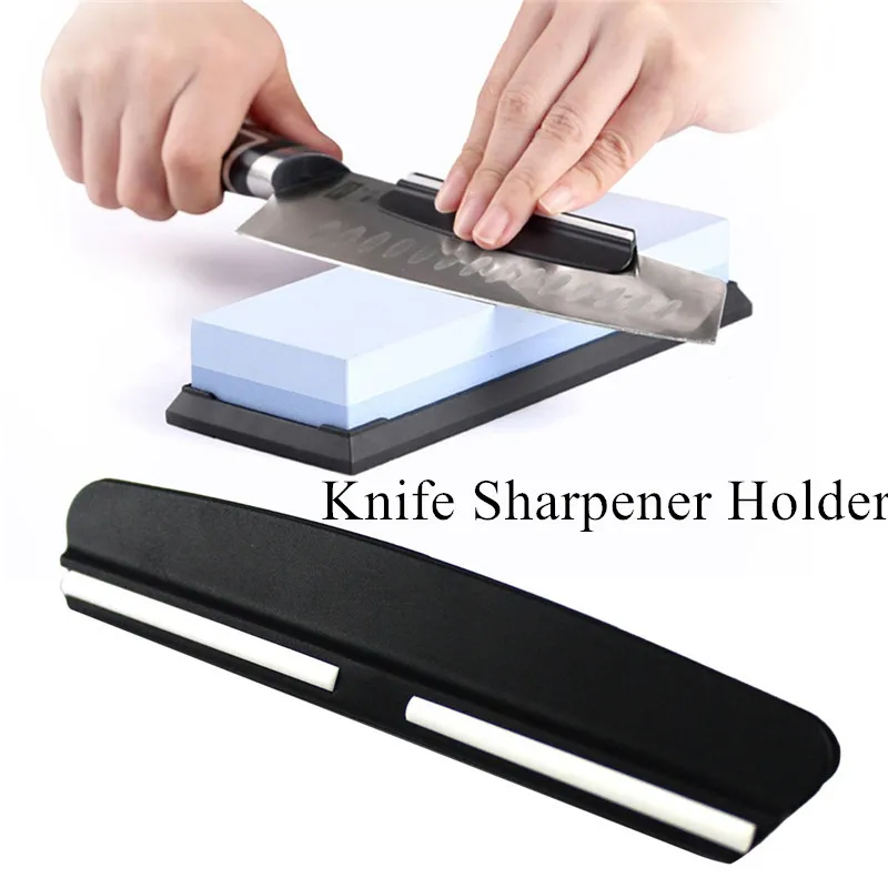 Durable Non-Slip Whetstone Kitchen Tools Angle Guide Ceramics Strip Plastic Knife Sharpener Holder Knife Sharpener Professional 
Durable Non-Slip Whetstone Kitchen Tools Angle Guide Ceramics Strip Plastic Knife Sharpener Holder Knife Sharpener Professional