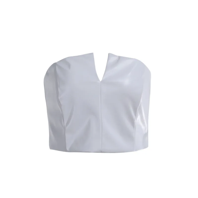 2021 Spring Summer Slit Sexy Hot Girl Leather Chest Wrap Ins Boom Nightclub Sexy Disco Solid Color Fashion Chest Wrap Vest
2021 Spring Summer Slit Sexy Hot Girl Leather Chest Wrap Ins Boom Nightclub Sexy Disco Solid Color Fashion Chest Wrap Vest