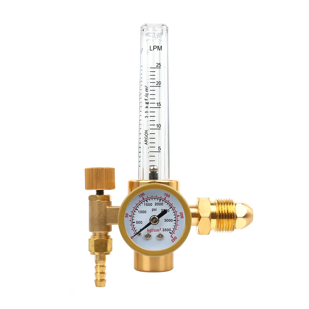CGA580 G5/8 Male Thread Argon Pressure Reducer All Brass Tig Flow Meter Regulator Welding Pressure Reducer Flow Gauge Test Tools
CGA580 G5/8 Male Thread Argon Pressure Reducer All Brass Tig Flow Meter Regulator Welding Pressure Reducer Flow Gauge Test Tools