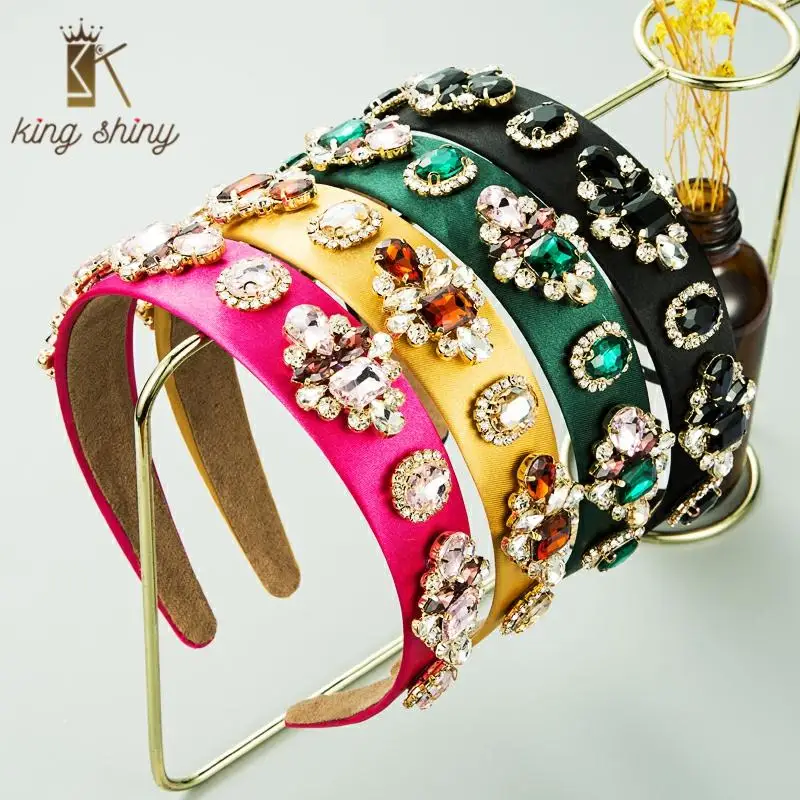 Vintage Baroque Color Crystal Headband for Woman Elegant Sparkly Rhinestone Solid Color Hairband Female Party Hair Accessories
Vintage Baroque Color Crystal Headband for Woman Elegant Sparkly Rhinestone Solid Color Hairband Female Party Hair Accessories