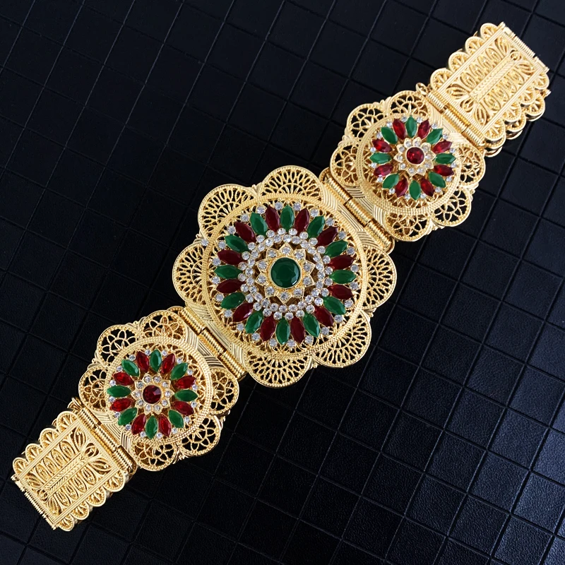 French Fashion Belt Gold and Silver Adjustable Metal Obi Moroccan Ladies Chain Ladies Flower Belt Bridal Gift
French Fashion Belt Gold and Silver Adjustable Metal Obi Moroccan Ladies Chain Ladies Flower Belt Bridal Gift